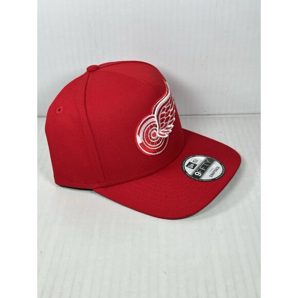New Era Detroit Red Wings NHL A-Frame 9FIFTY Adjustable SnapBack Hat Cap NWT - Picture 3 of 5